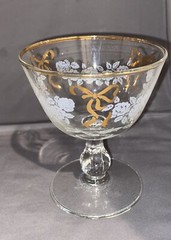 Libbey Rose Gold Classic Ribbon/bows Cocktail Glasses