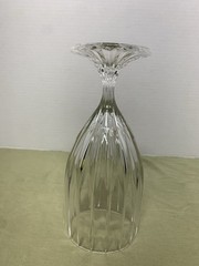Set of 6 Mikasa Park Lane Iced Tea Glass/Water Goblet 7 1/4″ 12 oz Vertical Cuts