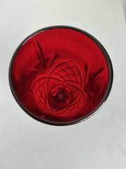 GODINGER DUBLIN RUBY RED ICE TEA GOBLET