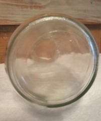 Vtg Paul Mason Clear Glass Milk Bottle Wine Carafe 9.75″ Stamped Since 1852