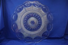 Tiffin Bullseye / US Glass Manhattan Torte Plate, Punch Bowl Underplate 22 (S33)
