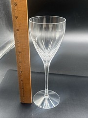 Vintage Lenox Firelight Crystal 8 5/8” Wine Glasses Goblets Set Of 4