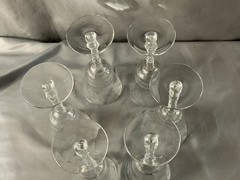 Libby Rock Sharpe Crystal Etched Water Glass – HALIFAX Pattern Circa 1940