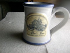 Deneen Pottery mug cup The INN AT OLDE NEW BERLIN set of 2