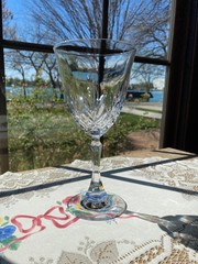 Cristol D’Adriana Countess Water Goblet 3.6″ Diameter 7.25″ Tall
