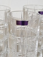 Waterford Marquis Crosby Pattern Hiball Glasses 4-Pack ~ Germany