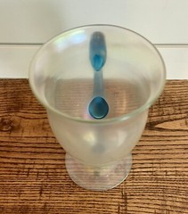 Steuben-Carder Era Iridescent Cyprian Lemonade Glass-Shape #3165