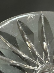 Tipperary Crystal Champagne Flute Cut Glass Diamond Starburst Stem REPLACEMENT