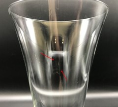 Seneca Ingrid Iced Tea Glass (es) 4-Lobed Stem Vintage