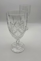 2 Vintage Gorham Crystal Lady Anne Ice Tea Glasses Tall Germany Discontinued