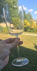 Set of 4 Lenox OXYGEN Red / White Wine Crystal Glasses 8.5″ Tall 12oz BEAUTIFUL