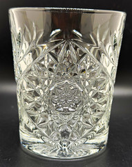 Libbey Hobstar Double Old Fashioned Glasses 12 oz Clear Set of 6 Rock Tumblers