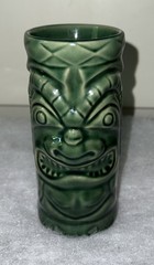 VTG Accoutrements 2001 Tiki Mai Tai Tumblers Set of 4 Multicolor 5.5″H