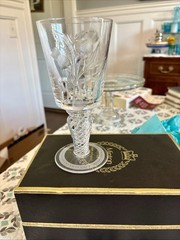 Vintage Minton 25 th Anniversary Of QEII Coronation Lead Glass