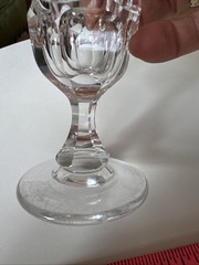Ashburton Goblet Boston & Sandwich Flint Glass EAPG 1850s Hand Made Nice
