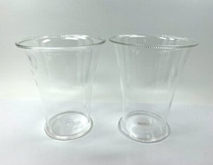 8 ROOST HOME Thin Dainty Borosilicate Glass Tumblers Hand Blown delicate VHTF