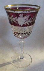 8 EBELING & REUSS MARCHIONESS 7 3/8″ TALL WATER GOBLETS ONE AS-IS