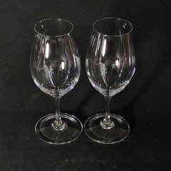 WILLIAMS-SONOMA WMS14 PORT GLASSES, Blown Crystal, 6 3/4″, 8 Oz, AUSTRIA, 2PCS