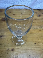 Vintage 10 oz Heavy Beer goblet/short-stemmed chalices