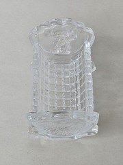 Vintage 24% Lead Crystal Cradle Forever Favors Baby Shower Gift Trinket Dish