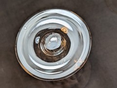Antique Cut Glass Hollow Stem Crystal Champagne coupes Tulip Shape