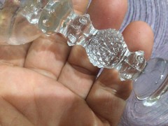 Cambridge Glass Co. Low Sherbet Etched Diane 3122 Stem Crystal