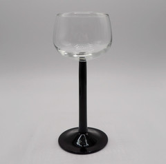 Domino Signature Black by Cristal D’Arques-Durand Rhine Wine Glasses Set of 2