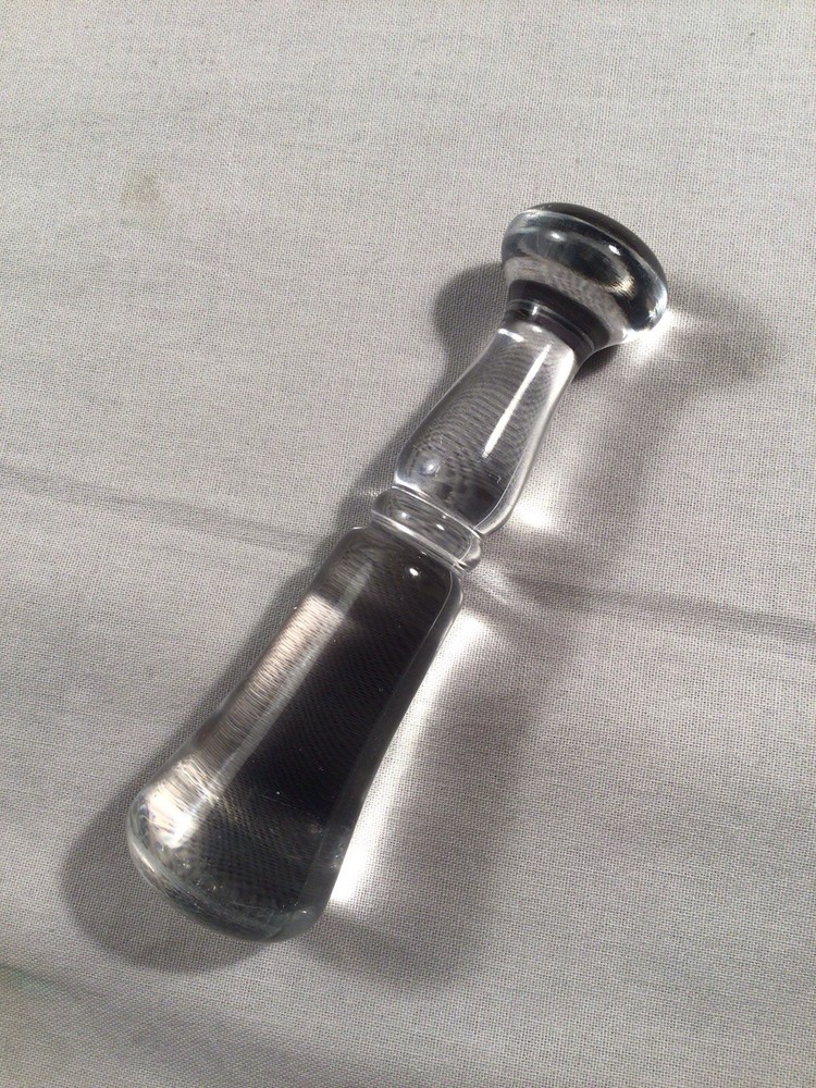 Vintage HEISEY Clear 4 ¼” Cocktail Muddler Elegant Glass