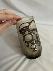 Vintage Anchor Hocking 1974 Merrie Mushroom Drinking Glasses Set of 4