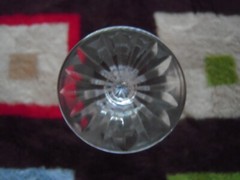  NOS VINTAGE CLEAR CUT CRYSTAL CORDIAL GLASS 1-1/2″ DIAMETER X 4-1/8″ HEIGHT 