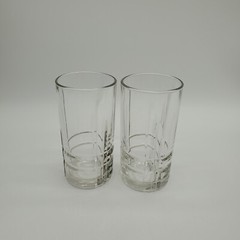2 Highball Glass Arizona Parallels by Cristal D’Arques-Durand
