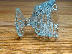 Set of 4 Vintage Pressed Glass Wexford Pattern Champagne coupe/ Sherbet by Anch