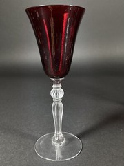 8 Cambridge 3035 or Morgantown Monroe Ruby Spanish Red Sherry Wine Glasses 6.25”