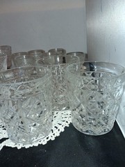 Mixed Lot Vintage Glasses Wedding Large Lot 3.5-4.5”