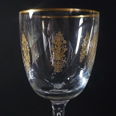 TIFFIN FRANCISCAN PALAIS VERSAILLES WATER GOBLET, 6 7/8″ 9 Oz, USA