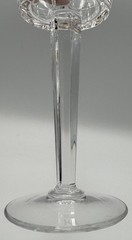 4 Ralph Lauren Monaco Crystal Wine Glass 8 3/8” Signed Gold Rim
