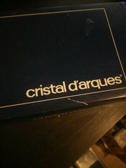 6 Longchamp 6cl 24% Lead Crystal Stemglasses Cristal d’Arques 4 1/2 High