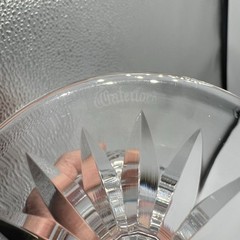 Lot of 2 Waterford Cut Crystal Water Glass Goblet CLARE 6 7/8″
