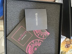 New waterford crystal scotch glasses (4) In Original Box Set