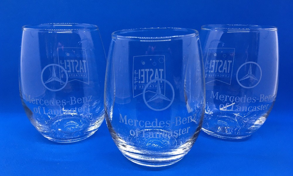 3 Mercedes-Benz of Lancaster (PA) Glass Tumblers