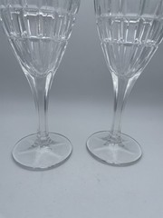 Bohemia Crystal Crystalex BOC 264 Wine Goblet 10oz Czechoslovakia S/2 Cups B39