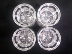 Delta, Paneled Thistle, Canadian Thistle Water/Wine Goblets Set of 4