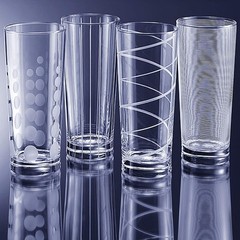 Mikasa Cheers Highball Glass Set of 4 – 19.75 oz Etched Crystal Drinkware