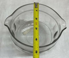 Vintage Clear Glass Wine Glass Rinser Cooler C. 1840-1860