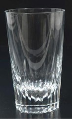Baccarat Crystal Three Tiered Spear Cut Tumbler, 5″ Tall