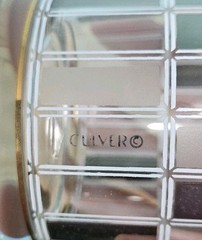 4 Culver Silver Mirrored Plaid Mosaic High Ball Glasses MidCentury6.25T In Box