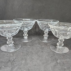 Vintage Fostoria Colony Pedestal Champagne/Tall Sherbet Dessert Dishes Set of 4