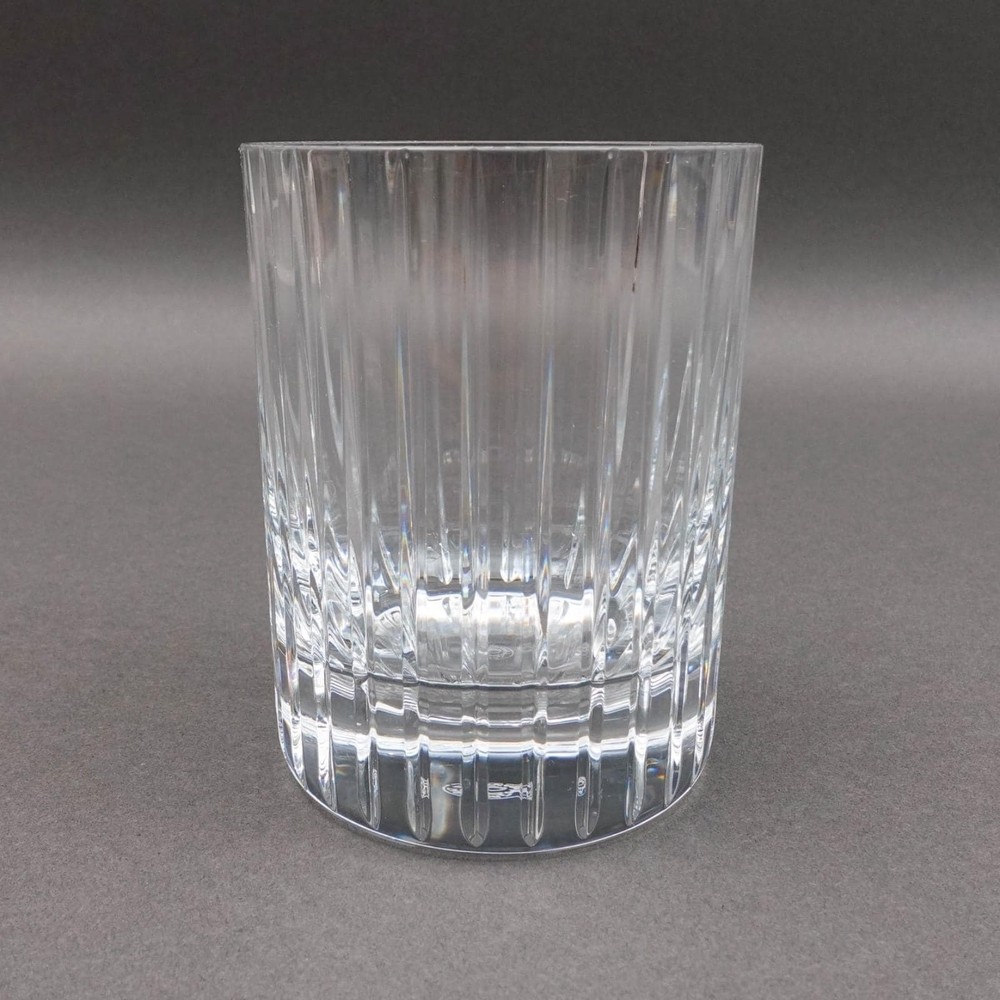 Baccarat Crystal Harmonie Triple Old Fashioned Tumbler Glass Ice Holder
