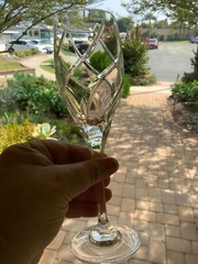 Mikasa Olympus Crystal Wine Goblets Glasses 8 1/4 in set of 8
