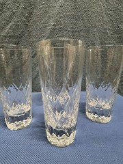 Set Of 3 Glasses CRISTAL AU PLOMB Pinch La Pianci FRANCE